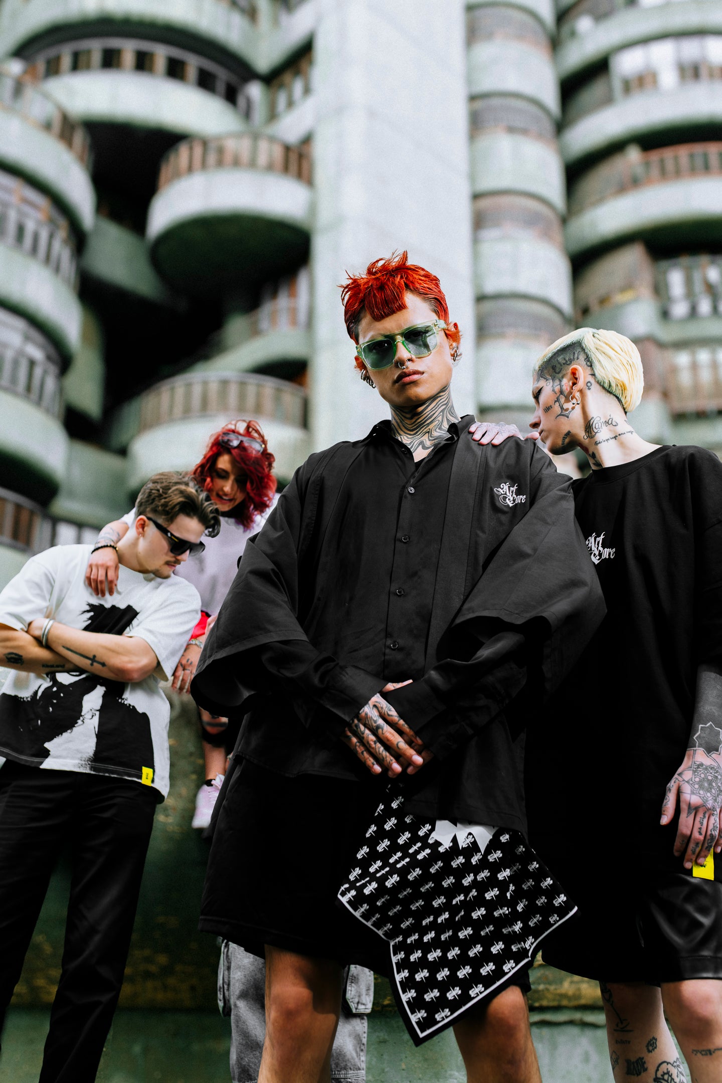 Artcore Green Sunglasses