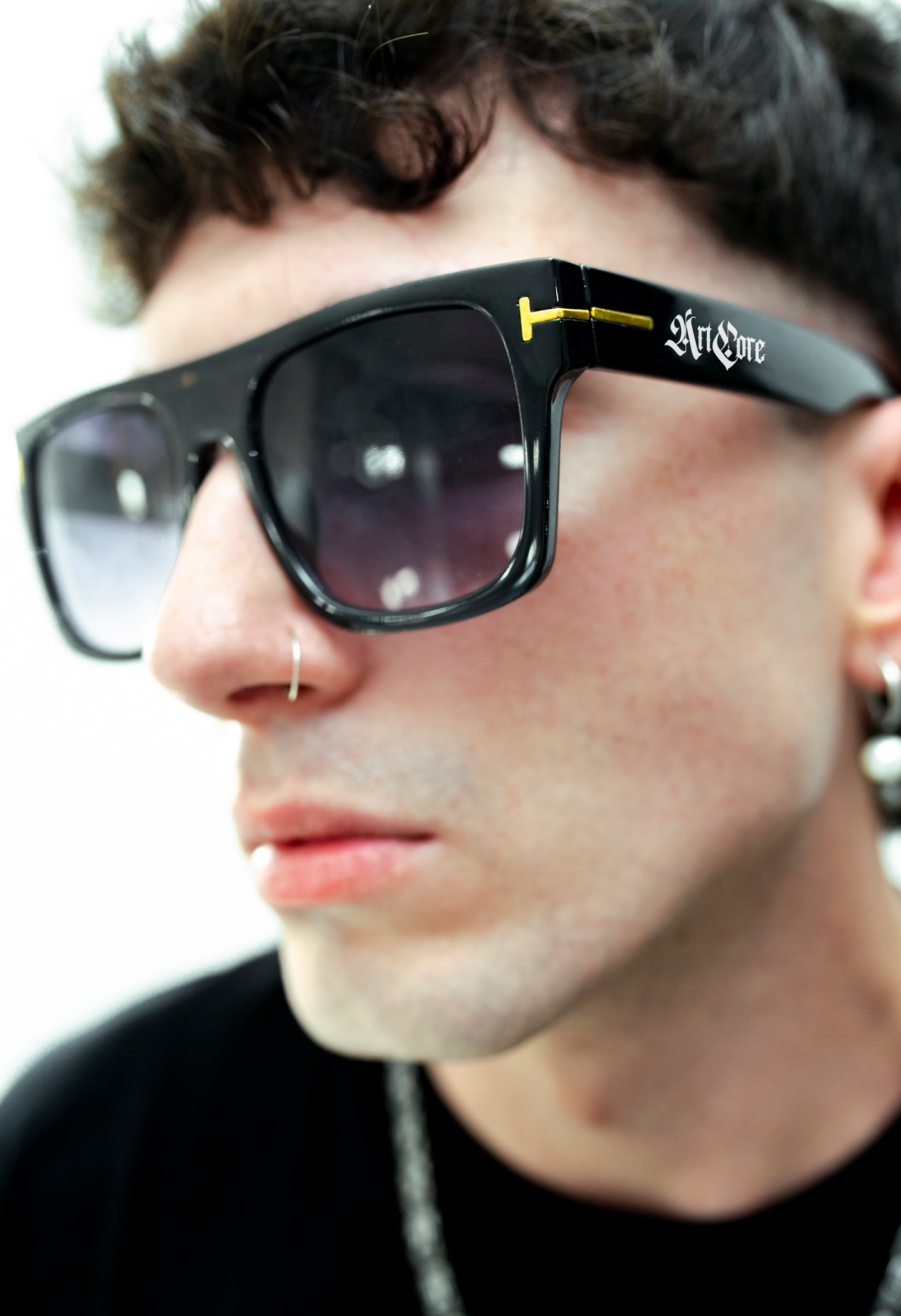 Artcore Black Sunglasses