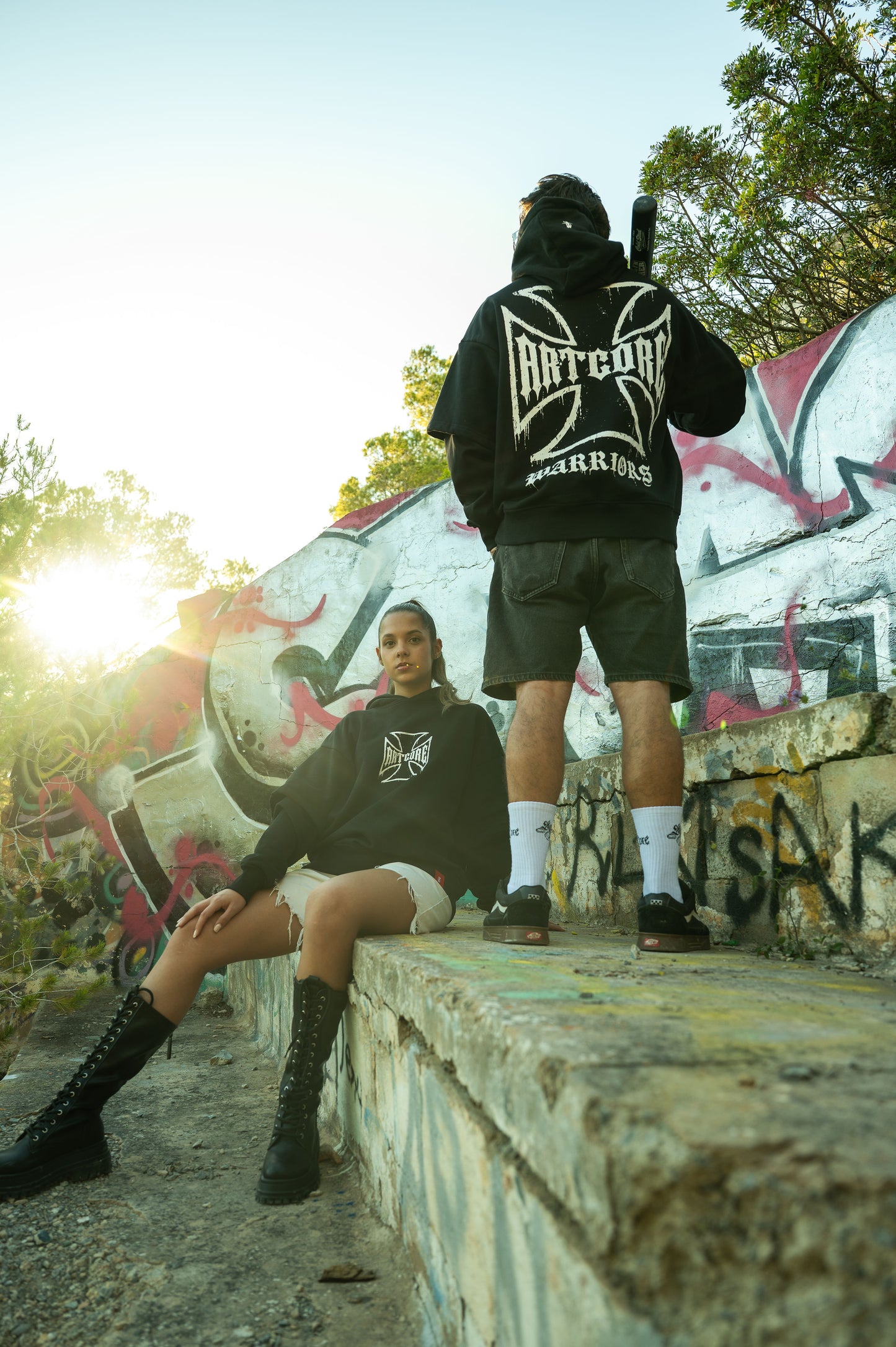 Artcore Cross Hoodie