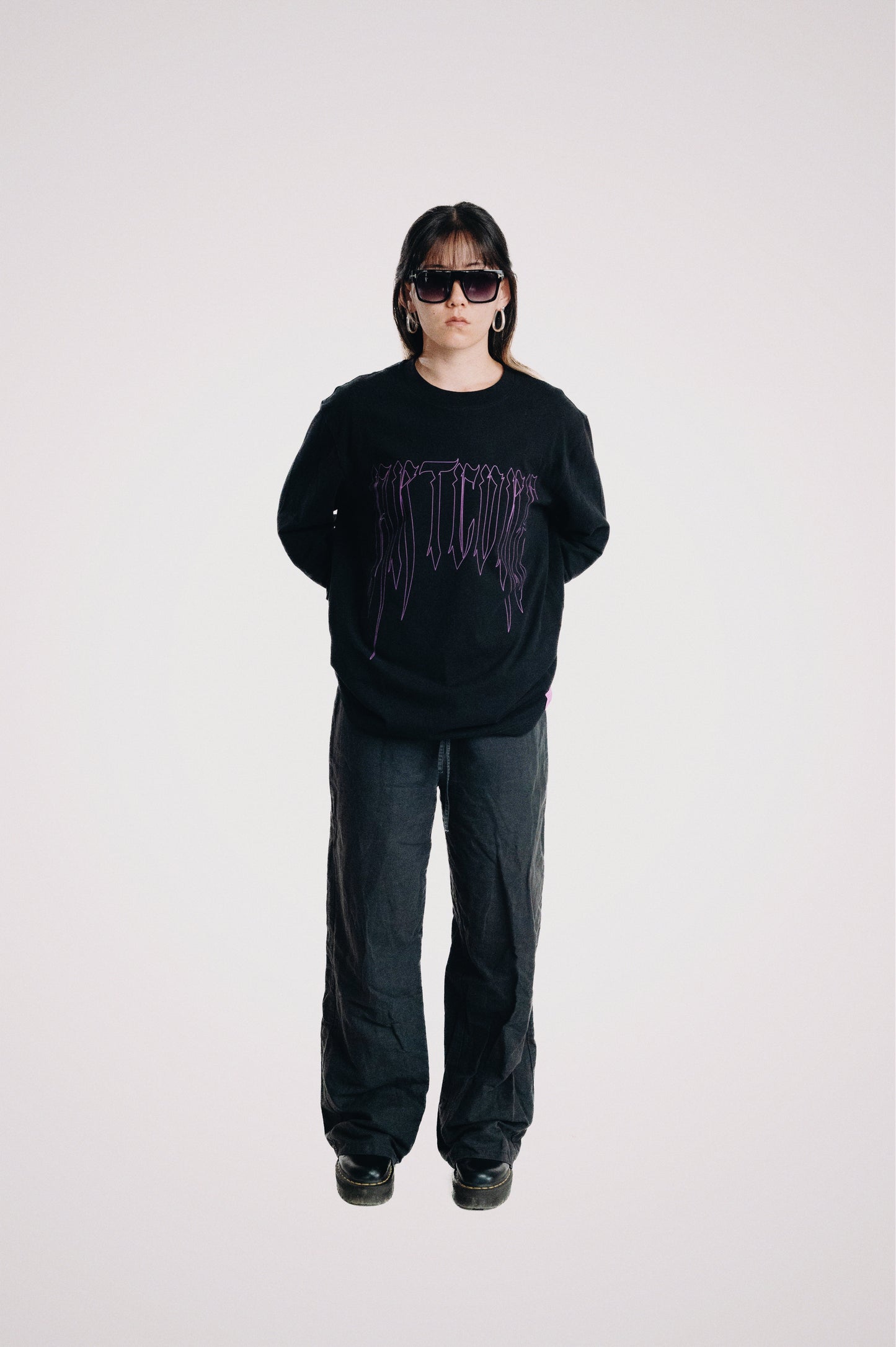 Artcore duo text sweatshirt