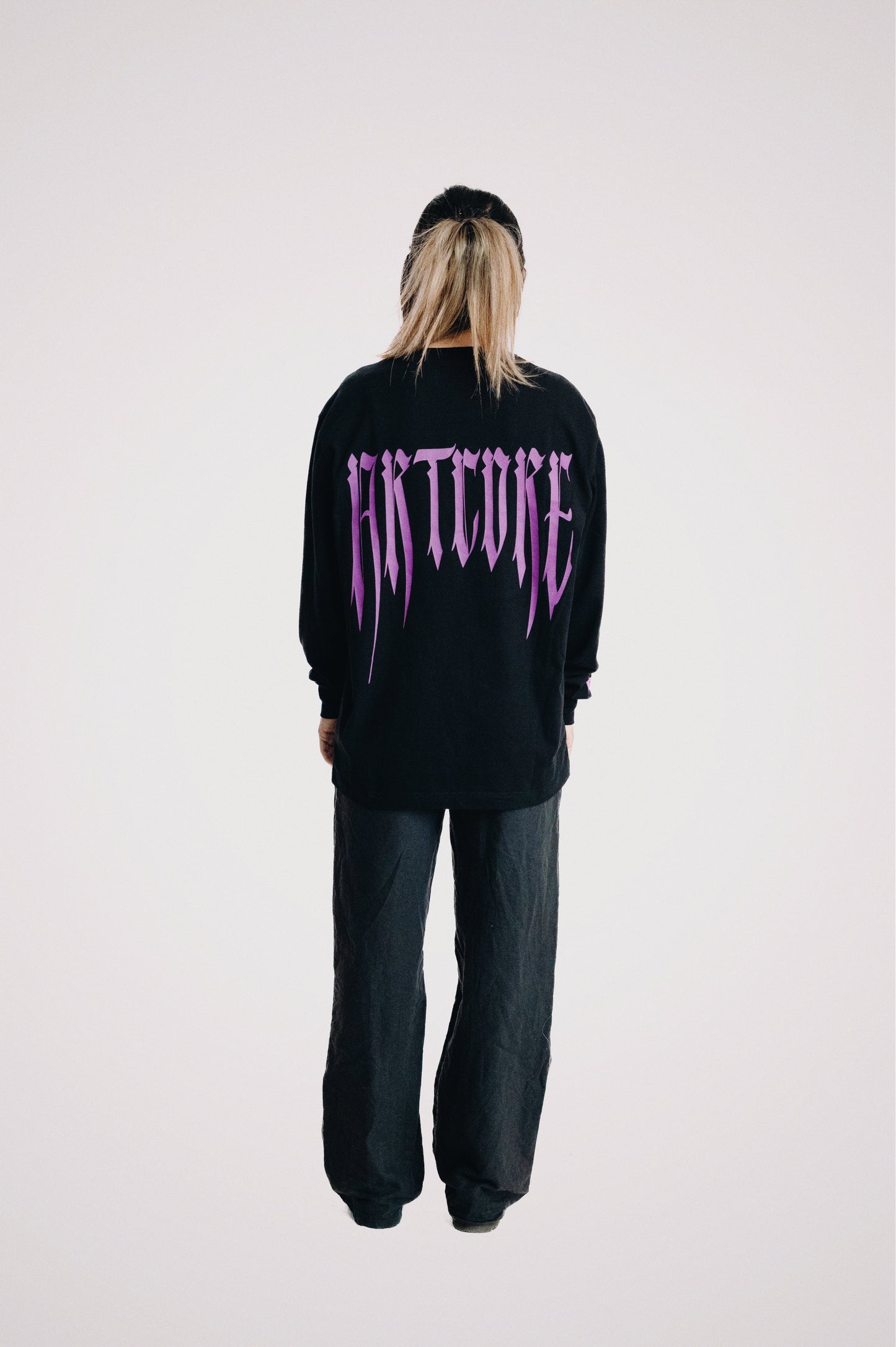 Artcore duo text sweatshirt