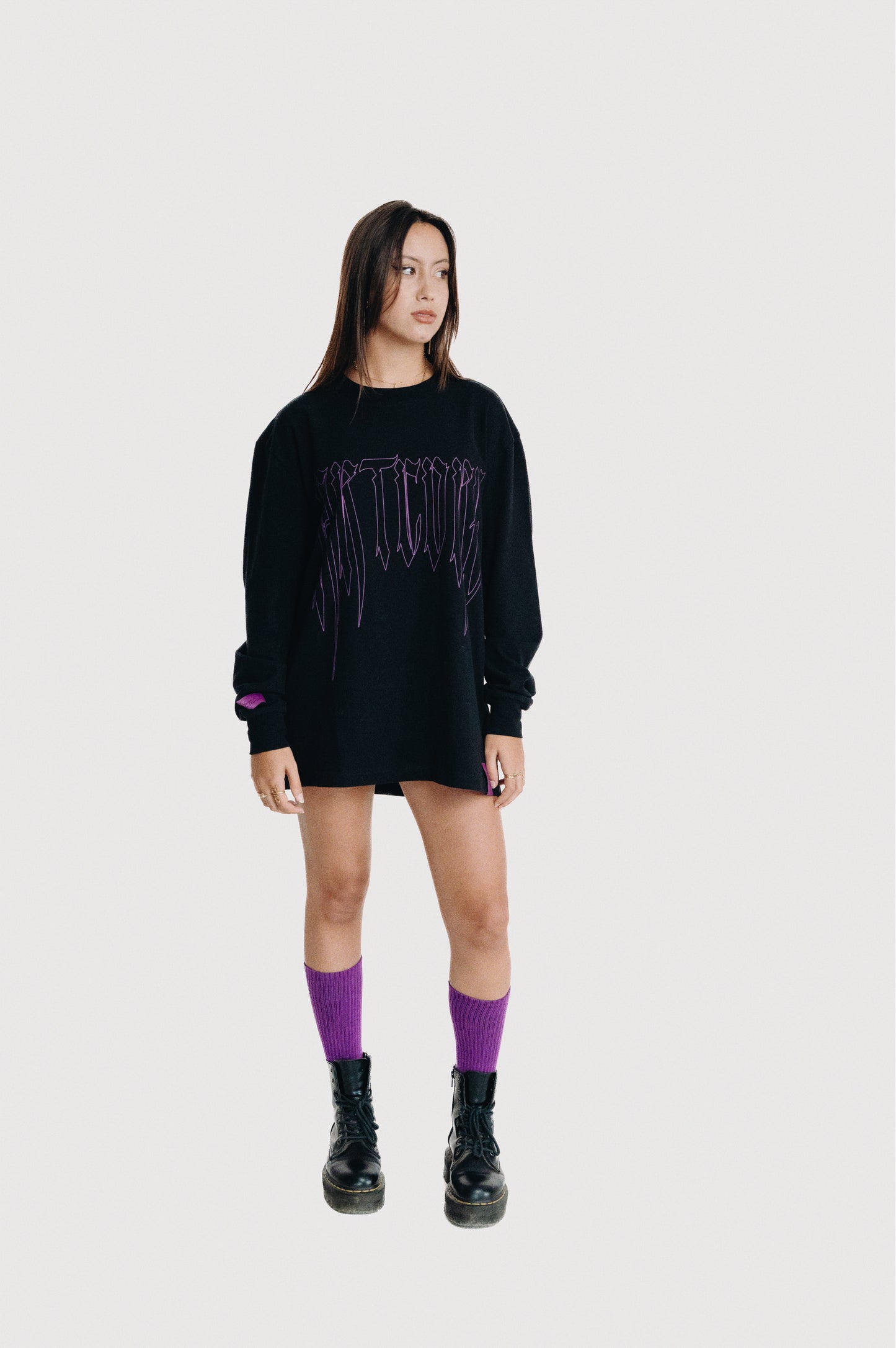 Artcore duo text sweatshirt