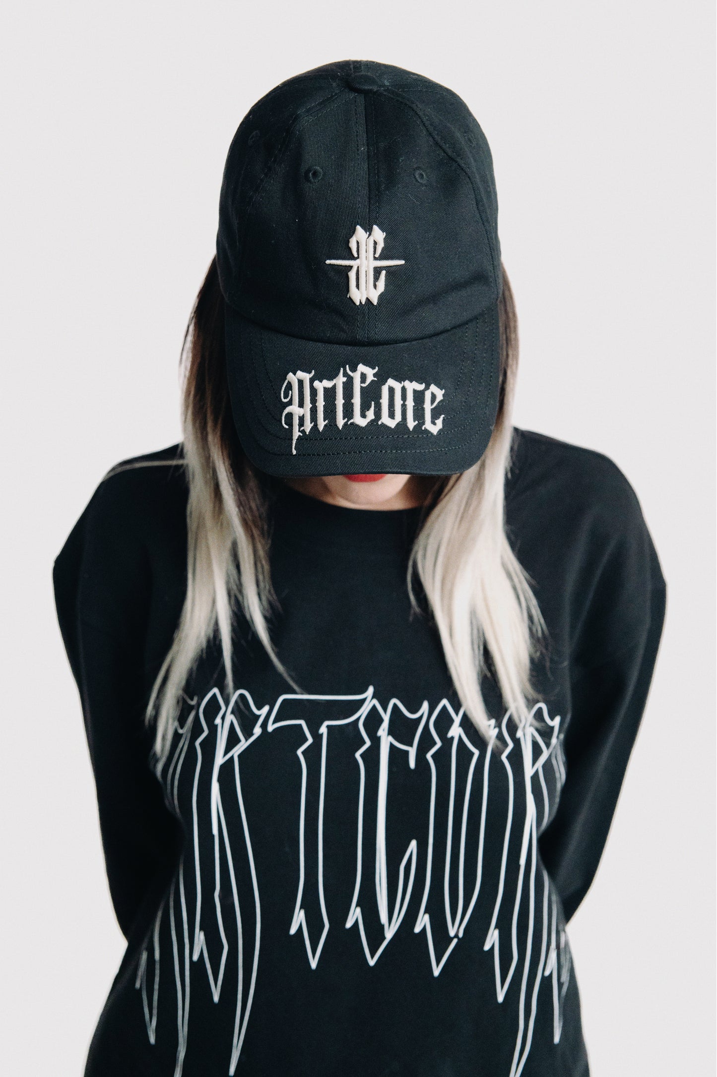 Artcore duo text sweatshirt