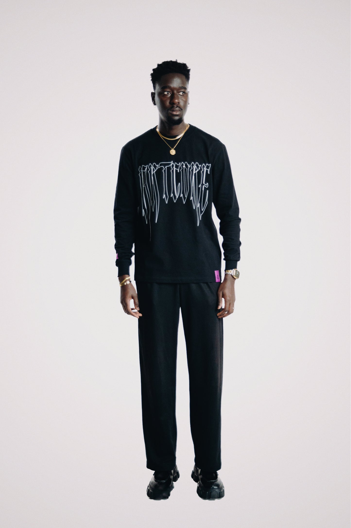 Artcore duo text sweatshirt