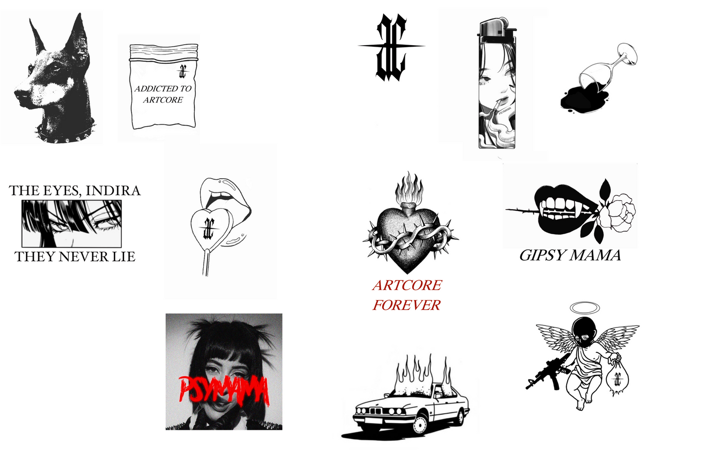 Artcore Sticker Pack V2
