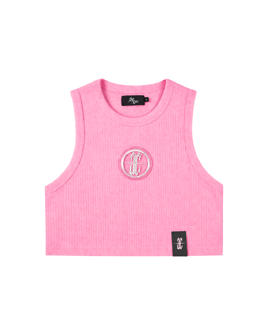 Artcore Metal AC Croptop Pink