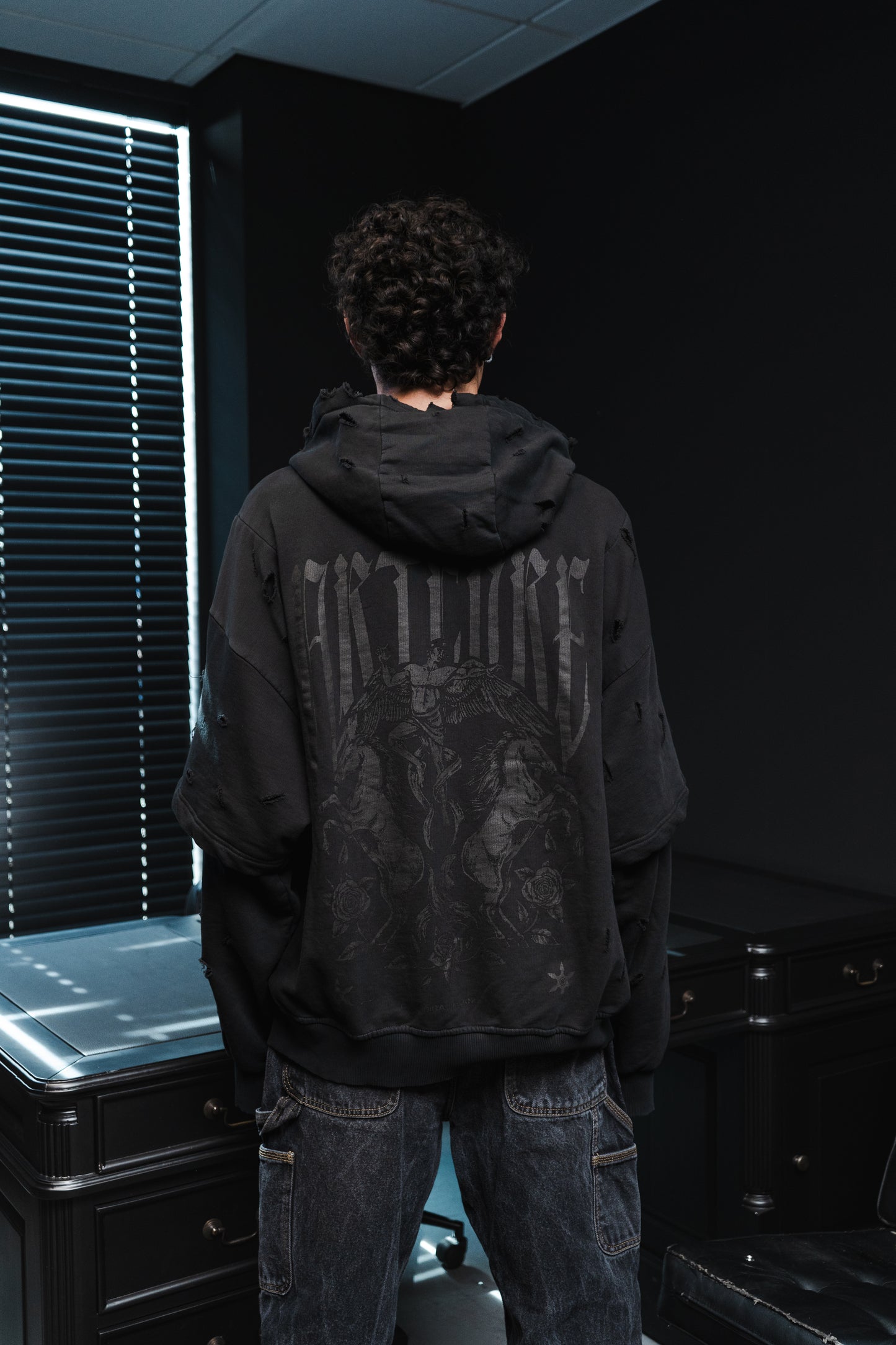 Artcore Black Angel Hoodie