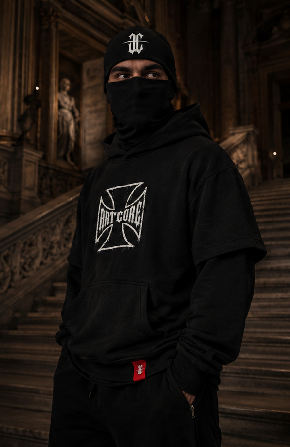 Artcore Cross Hoodie