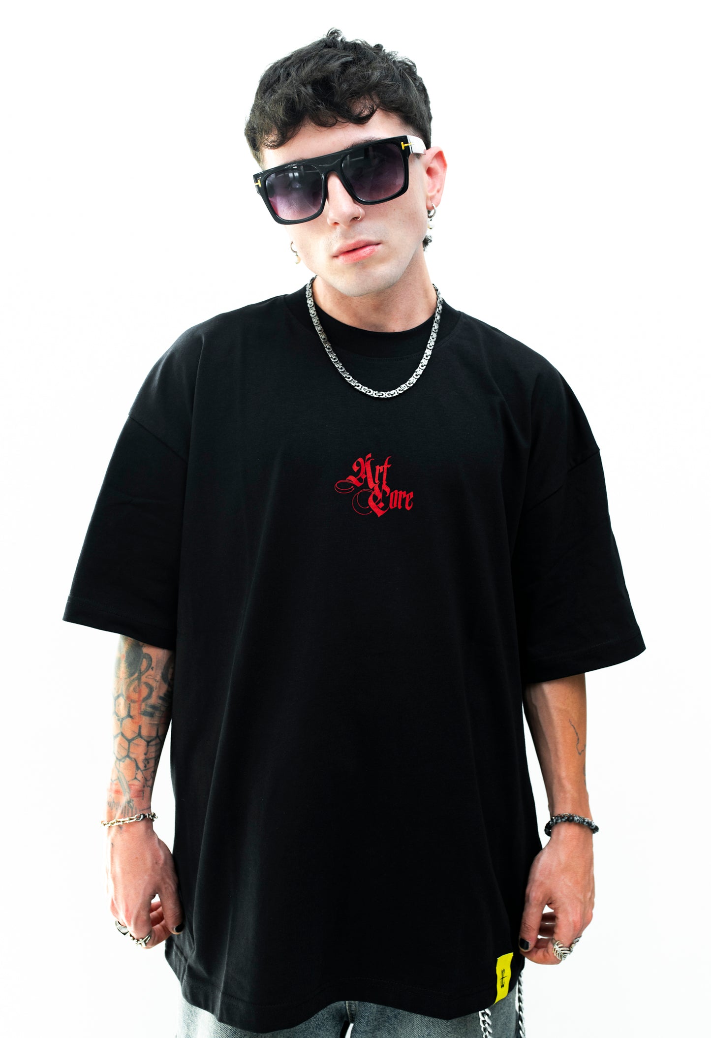 Artcore Black/Red Angel Tee