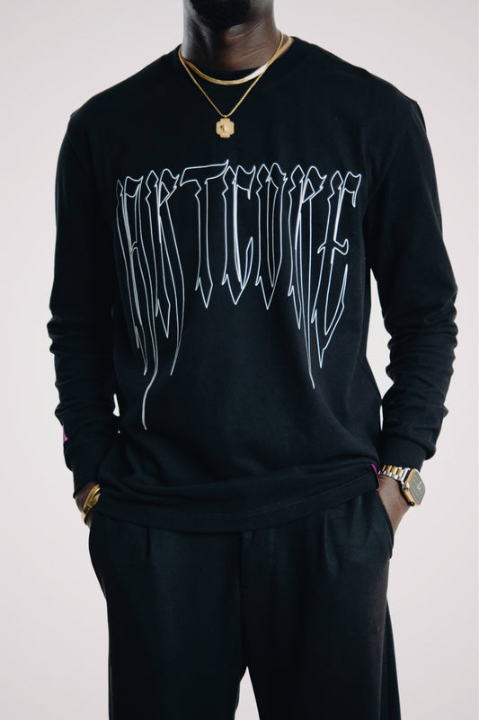 Artcore duo text sweatshirt