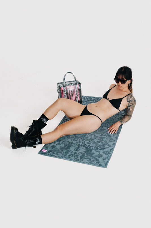 Baroque Noir Towel