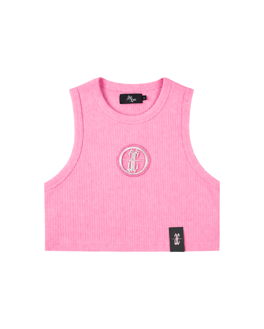 Artcore Metal AC Croptop Pink