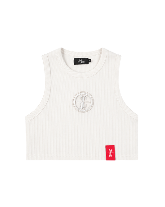 Artcore Metal AC Croptop White